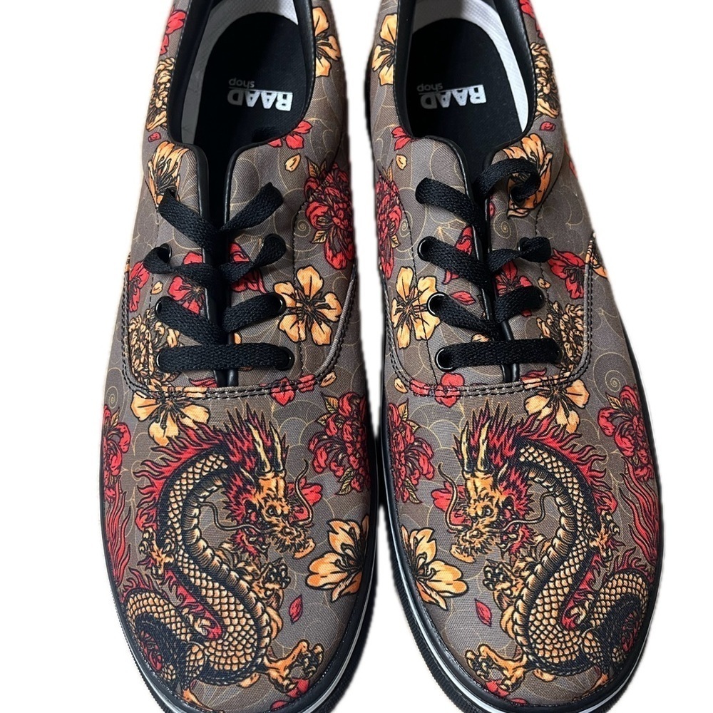 Dragon Print Men's Shoes, by RAAD, Size 13M, NWOT